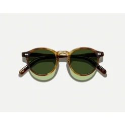 Lunettes de Soleil Tabac Vert Carré Marron