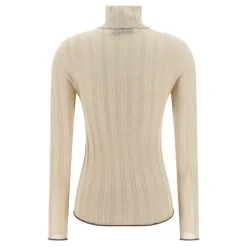 Lurex Turtleneck Sweater