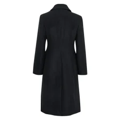 Manteau Bleu Marine avec Col Classique