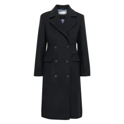 Manteau Bleu Marine avec Col Classique