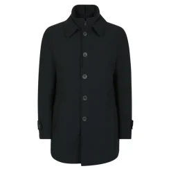Manteau Bleu Trois-quarts
