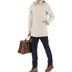 Manteau à capuche résistant à la pluie