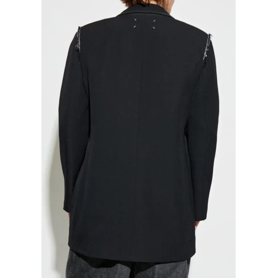 Manteau court croisé