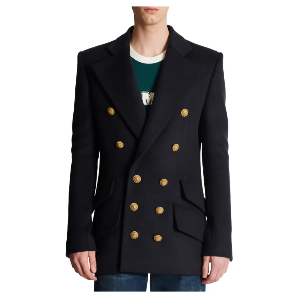 Manteau court style militaire
