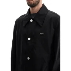 Manteau de Voiture Unisexe en Nylon et Coton