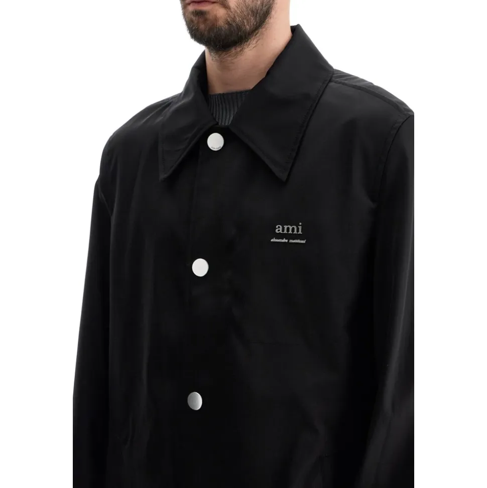 Manteau de Voiture Unisexe en Nylon et Coton