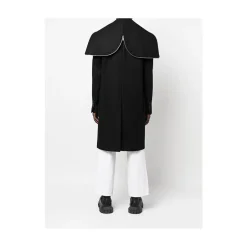 Manteau en laine mélangée à double boutonnage