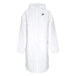 Manteau Long Duvet Parka Classique Blanc/Noir