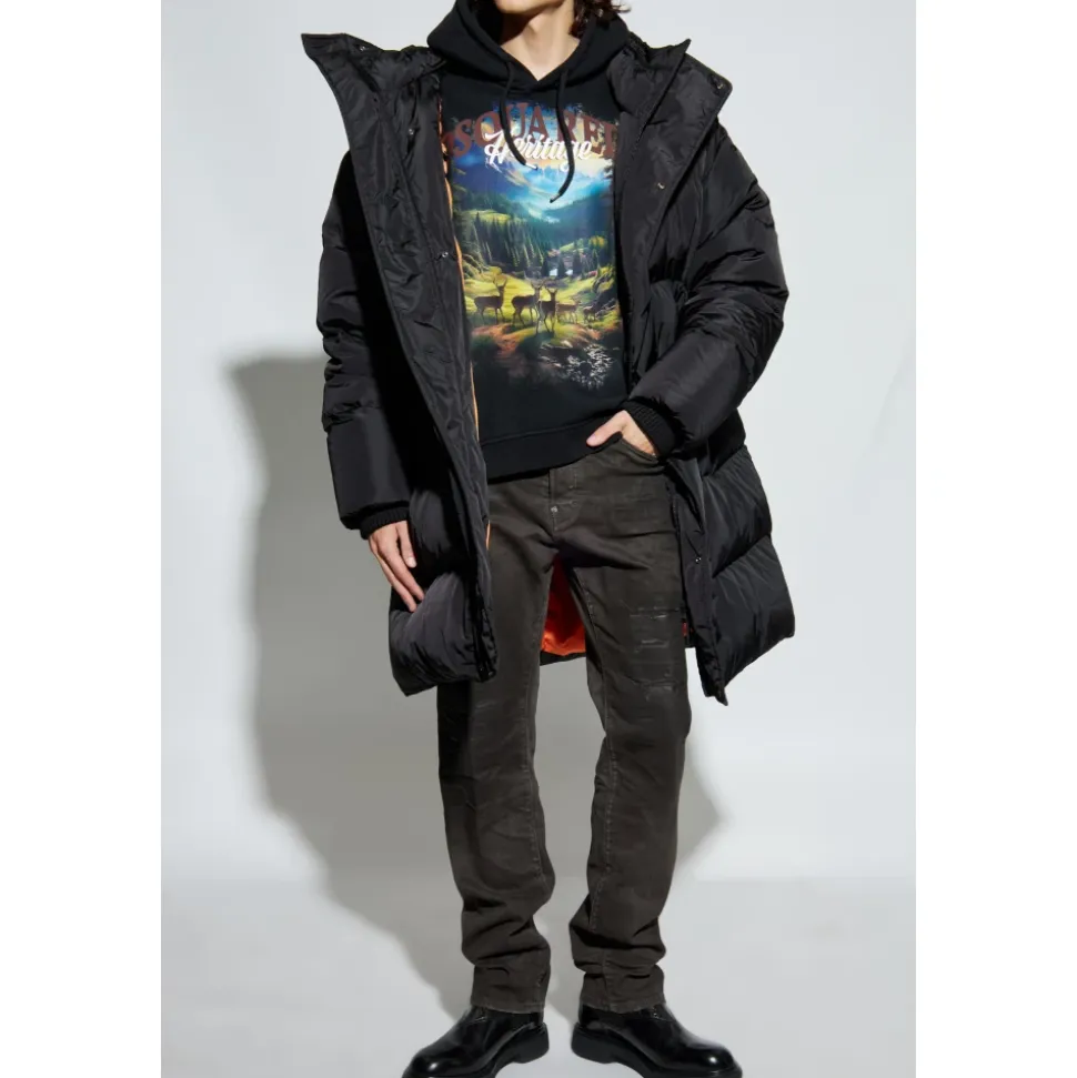 Manteau long en duvet