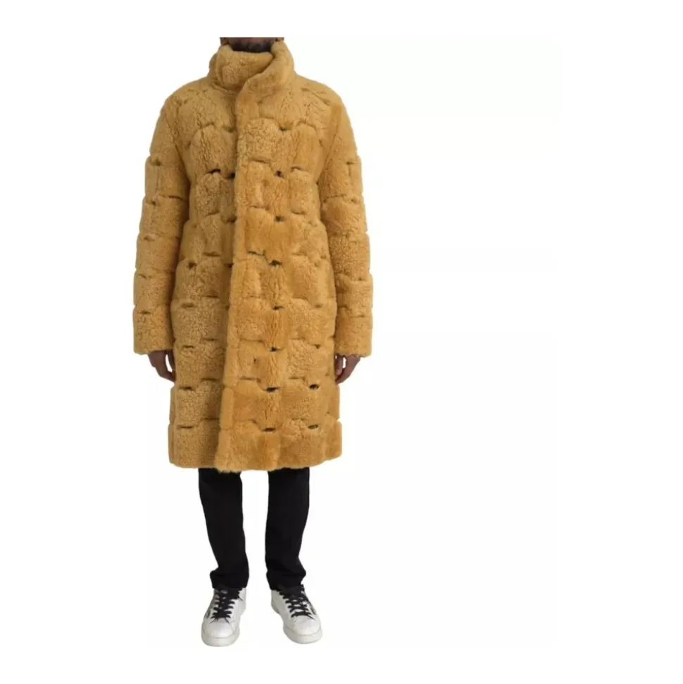 Manteau Matelassé en Peau lainée
