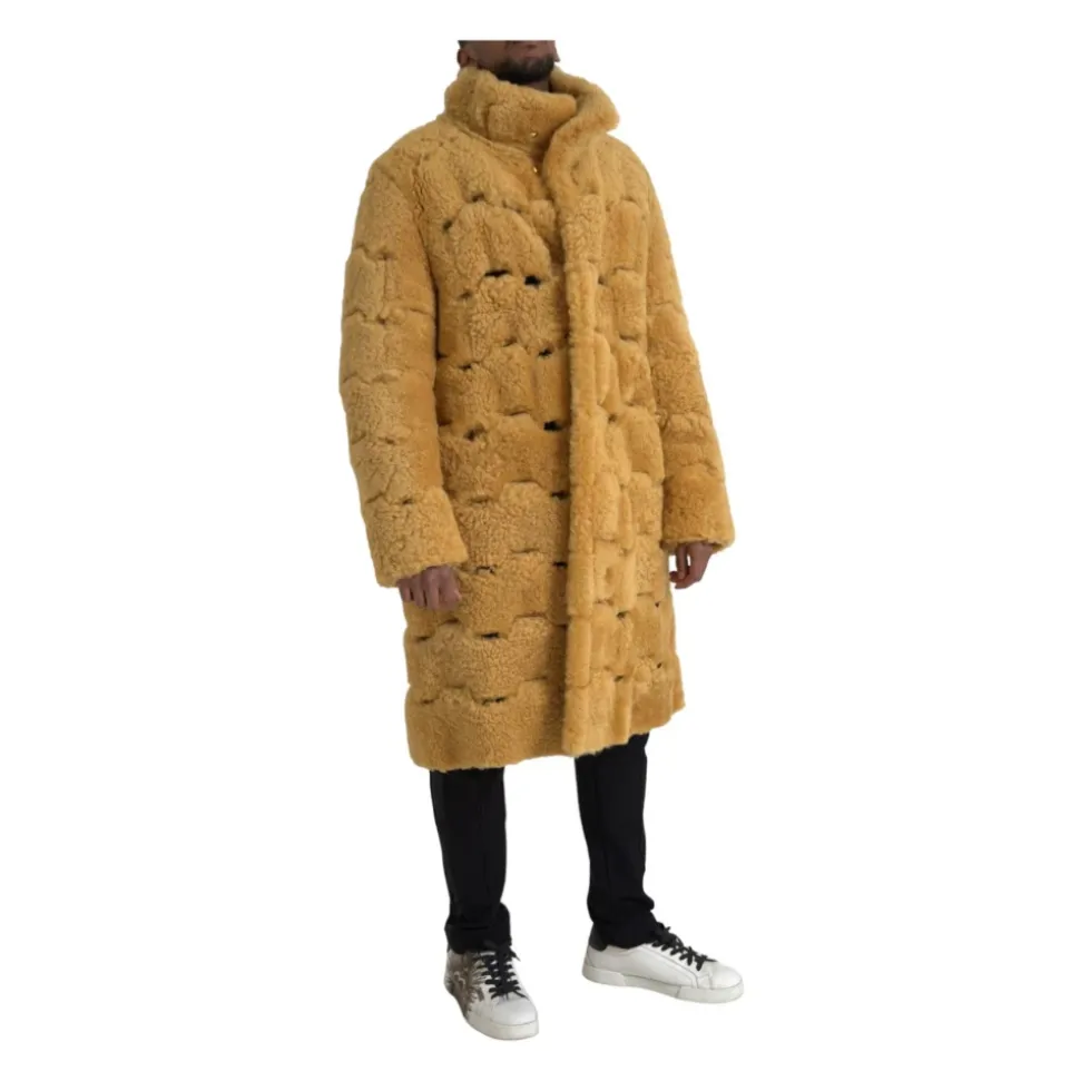 Manteau Matelassé en Peau lainée