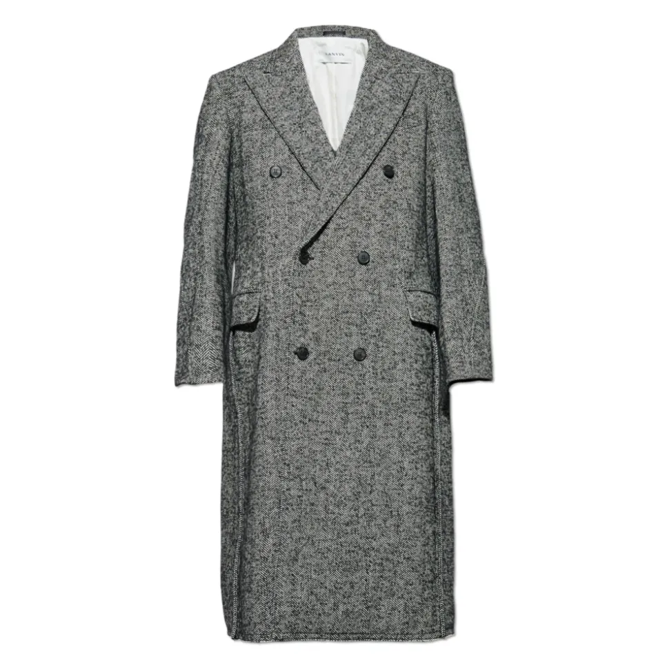 Manteau à motif chevrons