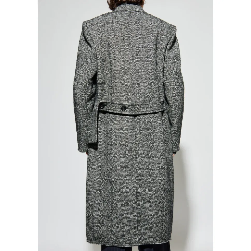 Manteau à motif chevrons