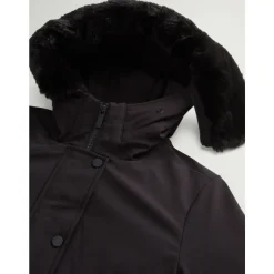 Manteau Parka en Duvet Noir