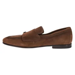 Marron Chaussures plates à double boucle