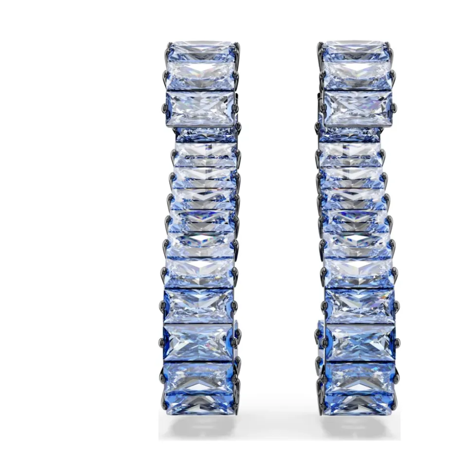 Matrix Baguette Drop Earrings