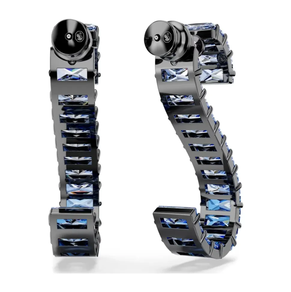 Matrix Baguette Drop Earrings