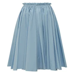 Midi A-line Skirt