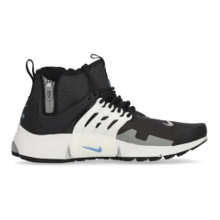 Mid Utility Sneaker Haute en Tissu Anthracite/Bleu/Blanc
