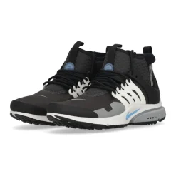Mid Utility Sneaker Haute en Tissu Anthracite/Bleu/Blanc
