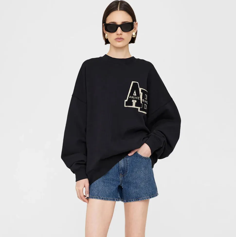 Miles Oversized Sweatshirt Letterman