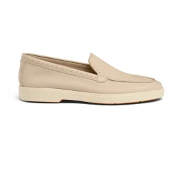 Mocassin en cuir foulonné