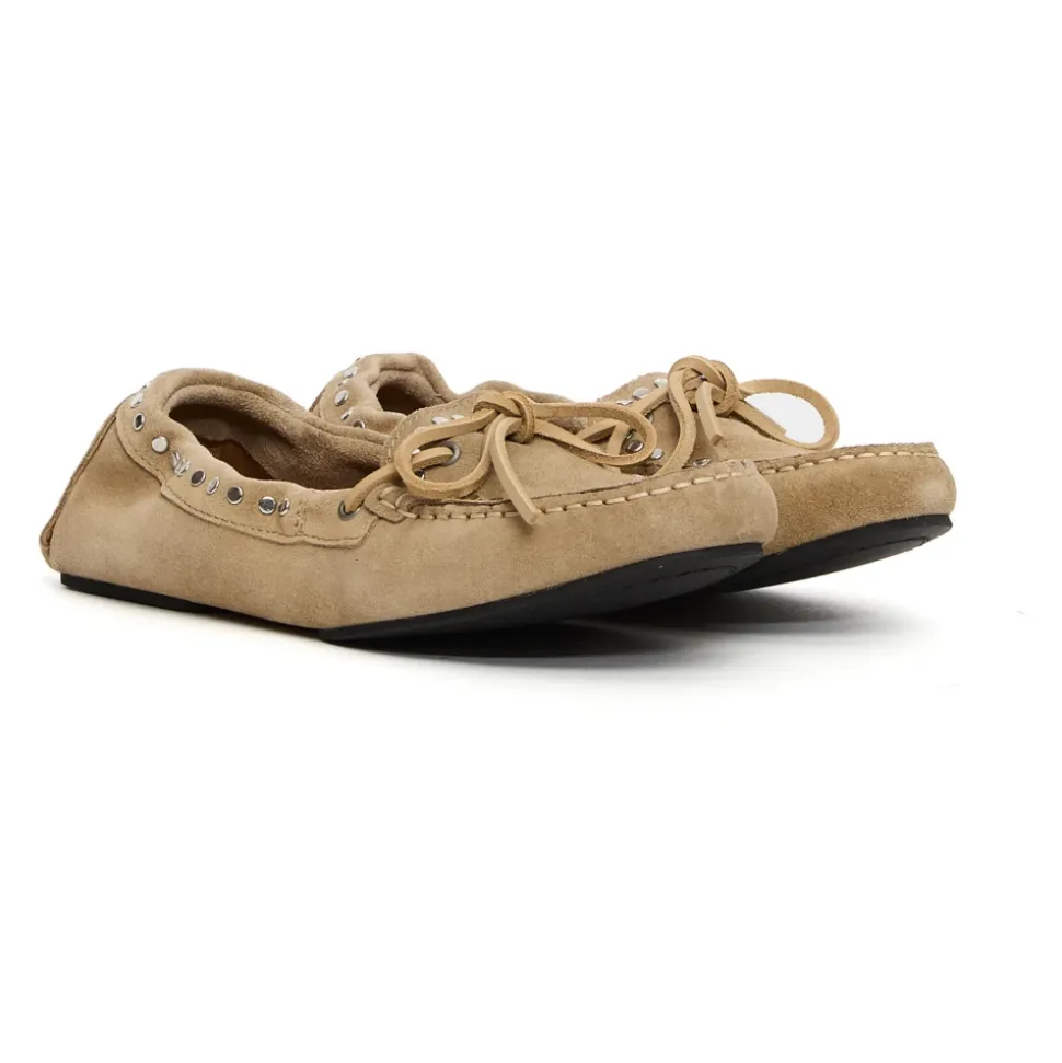 Mocassin en Daim Beige