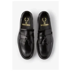 Mocassin Noir à Glands