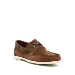 Mocassins bateau en daim Swan