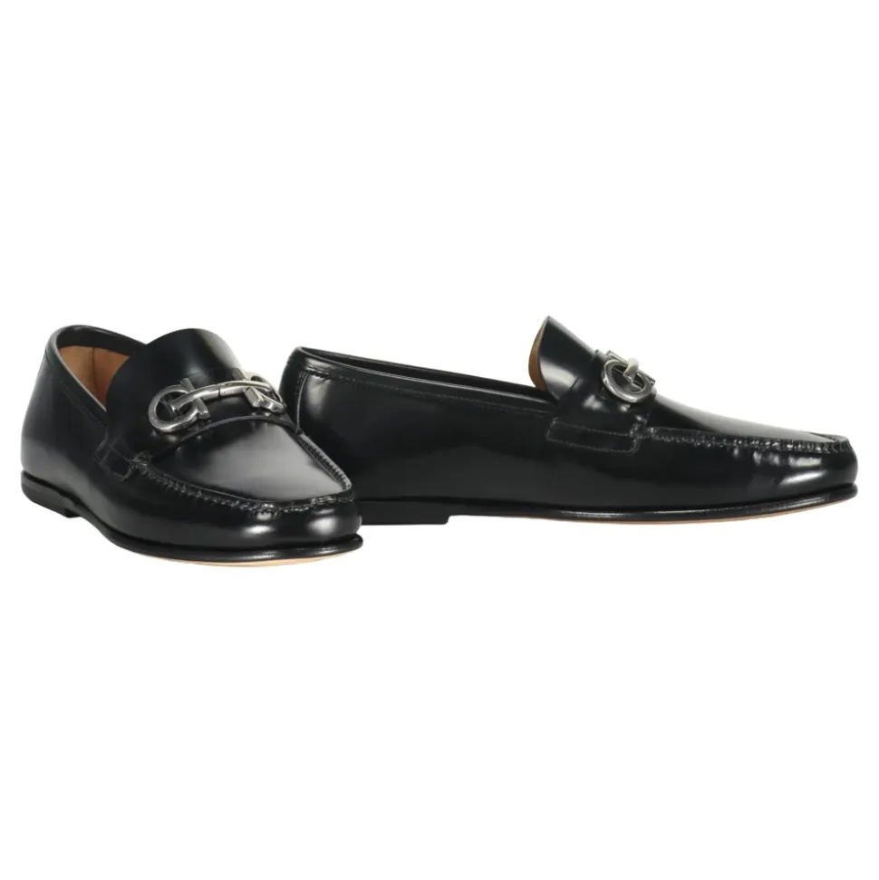 Mocassins classiques en cuir avec détail Horsebit