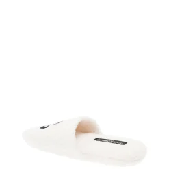 Mocassins en coton éponge avec logo contrastant