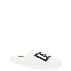 Mocassins en coton éponge avec logo contrastant