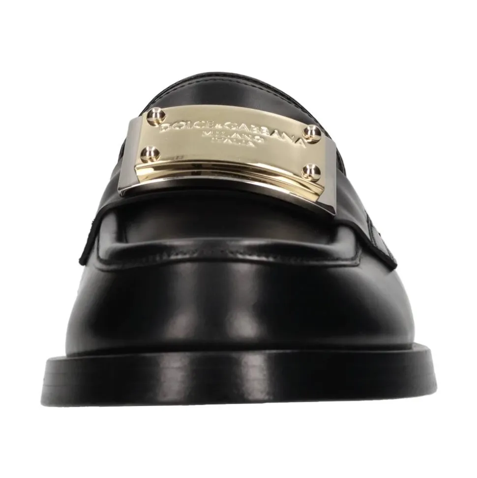 Mocassins en cuir de veau brossé