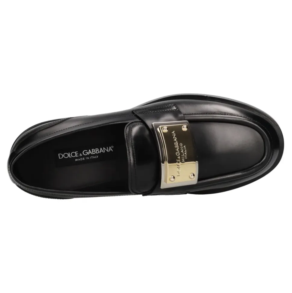 Mocassins en cuir de veau brossé
