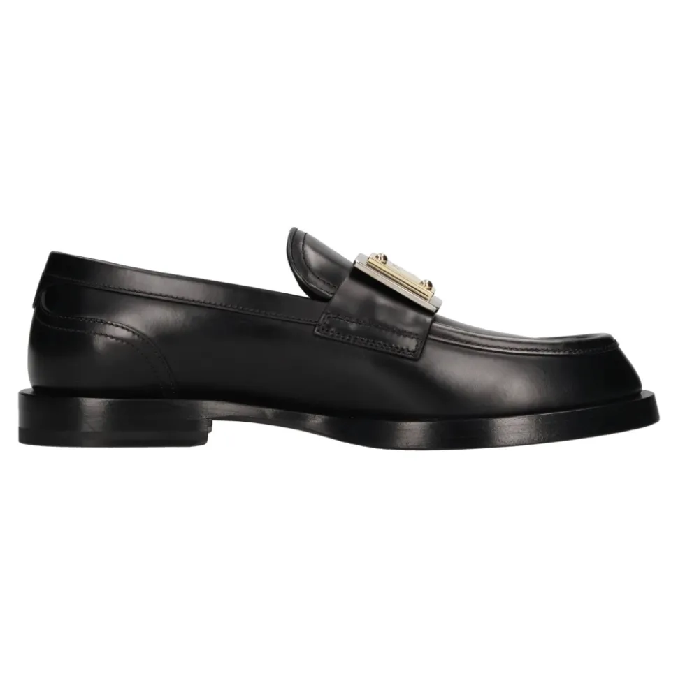 Mocassins en cuir de veau brossé