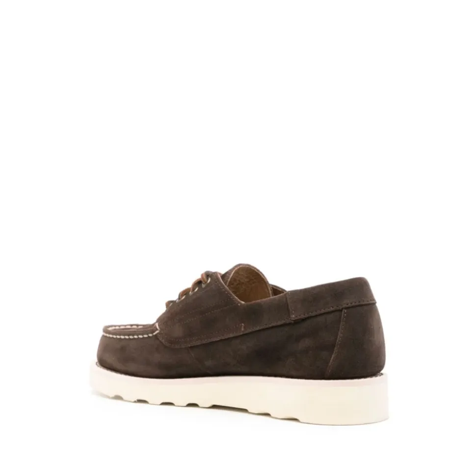 Mocassins en Cuir Marron Sandales