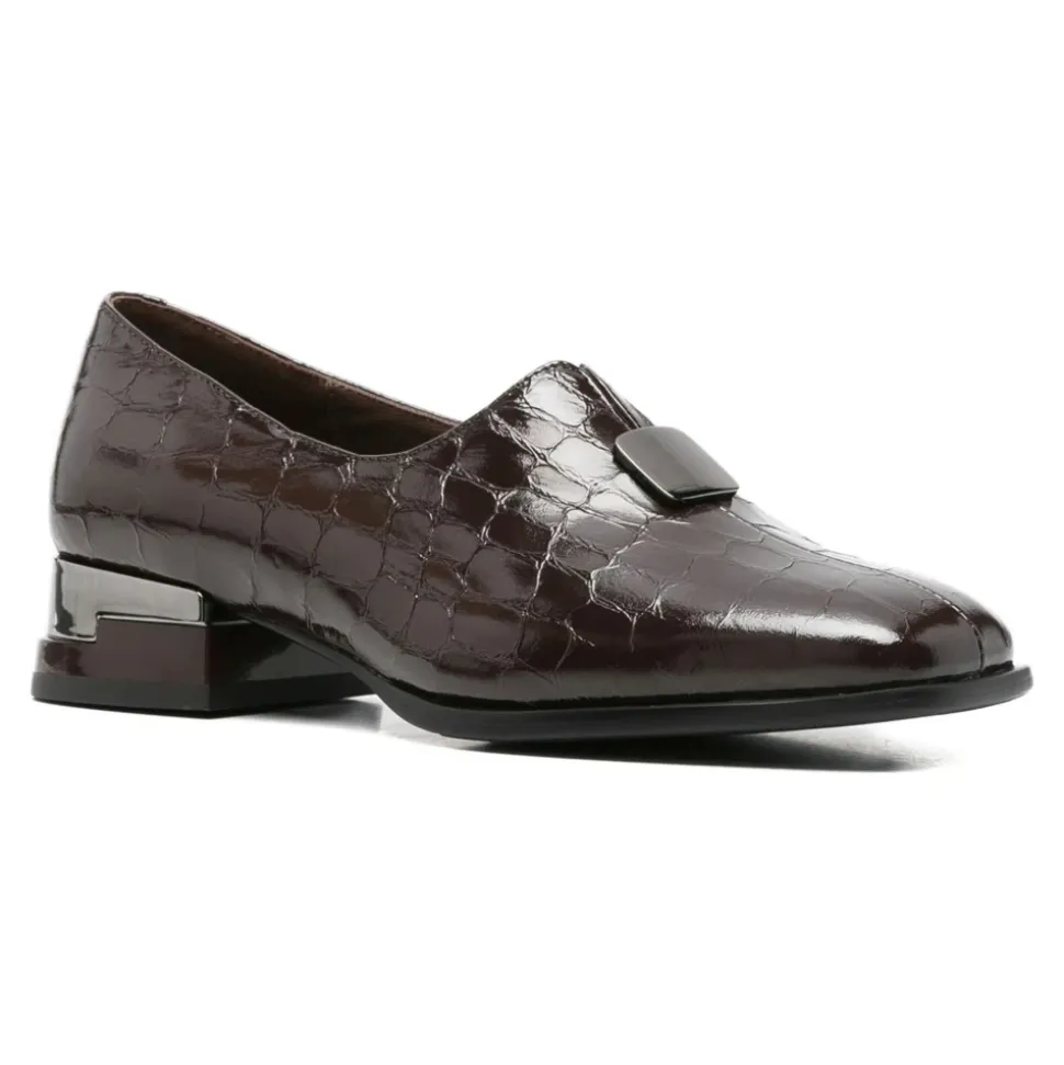 Mocassins en daim avec boucle