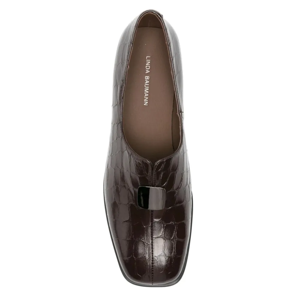 Mocassins en daim avec boucle