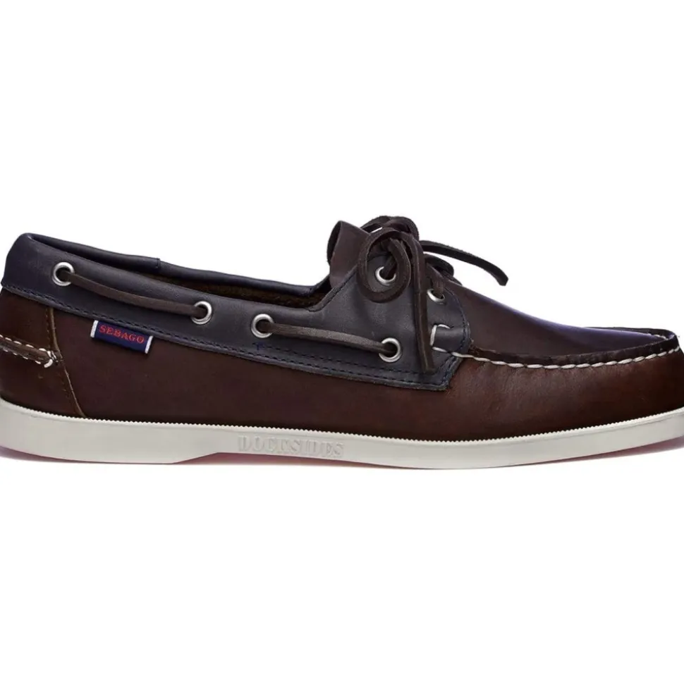 Mocassins Nautiques Cognac Bleu Marine