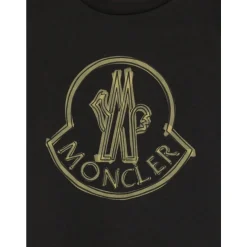 MONCLER KIDS T-shirts et Polos Noir