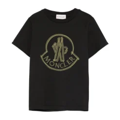 MONCLER KIDS T-shirts et Polos Noir