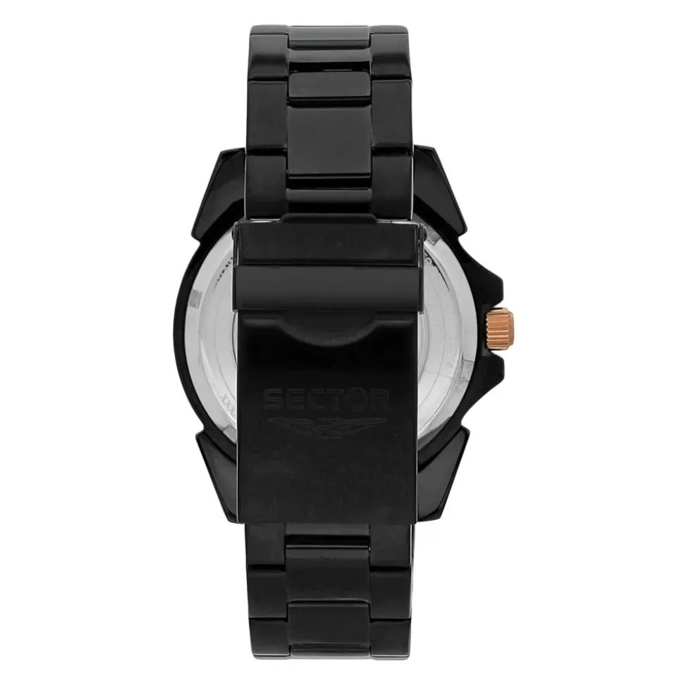 Montre Automatique Homme Acier Noir