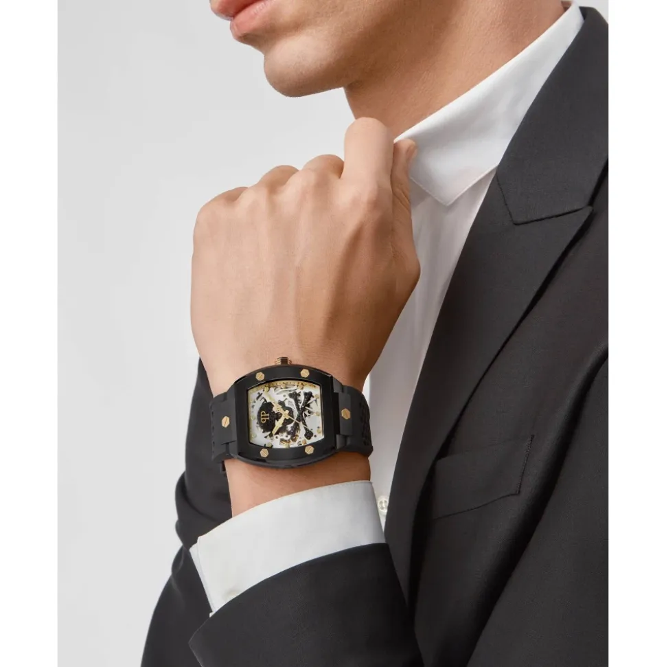 Montre Automatique Homme The $keleton Caviar