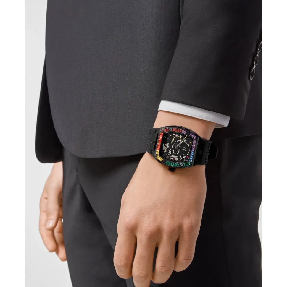 Montre automatique pour homme The $keleton Rainbow PWBAA0621