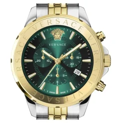 Montre Chronographe Homme Signature Vert