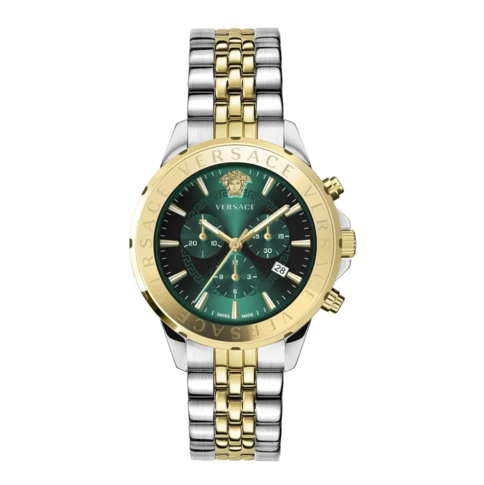 Montre Chronographe Homme Signature Vert