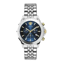 Montre Homme Chronographe Signature Bleue