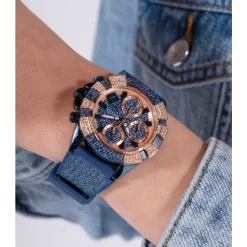 Montre Multifonction Femme ICONIC 40TH GW0813L1 Bleu