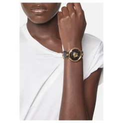 Montre pour femme Palazzo Empire 39 mm Méduse sur le cadran Bracelet en cuir VECO01420