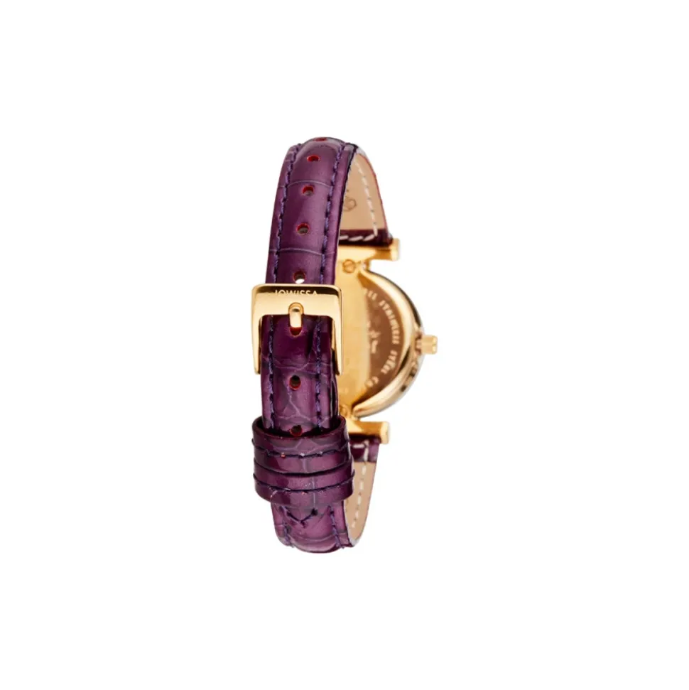 Montre Quartz avec Boîtier Sertie de Pierres